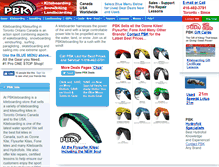 Tablet Screenshot of pbkiteboarding.com